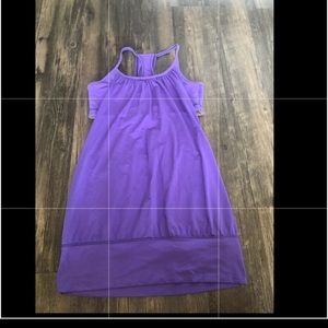 Lululemon tank with built in, exposed sports bra